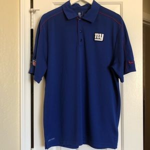 SOLD NWOT NY Giants NFL Nike Dri-Fit Polo M 🏈